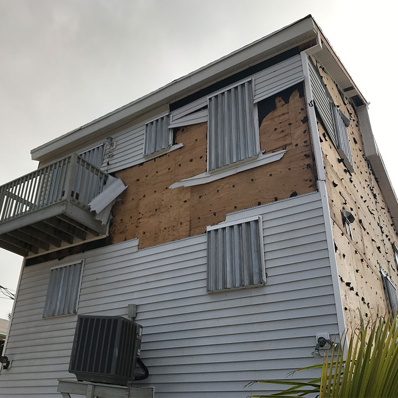 hurricane home damage